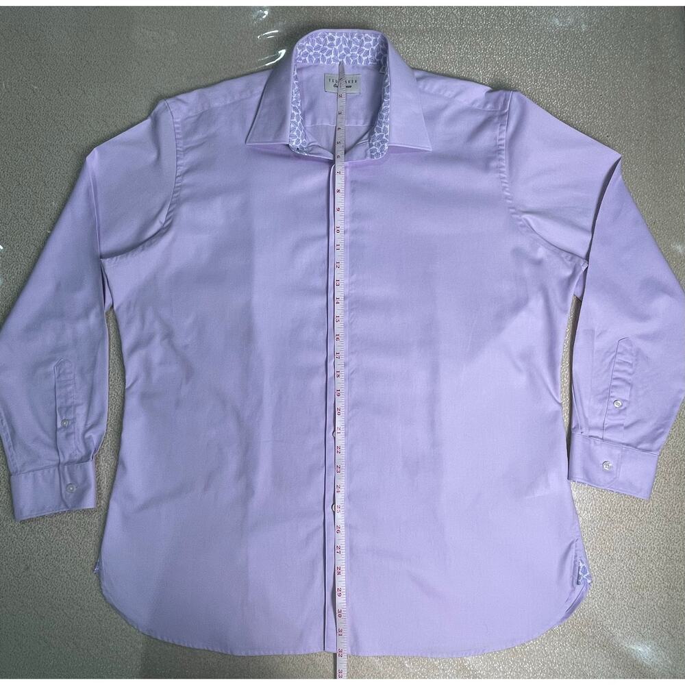 Ted Baker Endurance Men’s Dress Shirt (Lavender) Size 17.5/34-35 (100% Cotton) - Picture 7 of 7